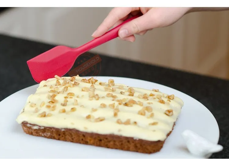 Nieuwe Cake Schraper Crème Boter Mixing Borstel Siliconecake Tool