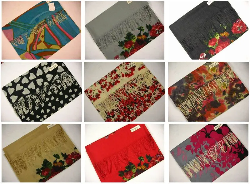 2017 yün Pashmina Şal Kaşmir Wrap eşarp Eşarp Eşarp Neckscarf eşarp Wrap 10 adet / grup # 1865