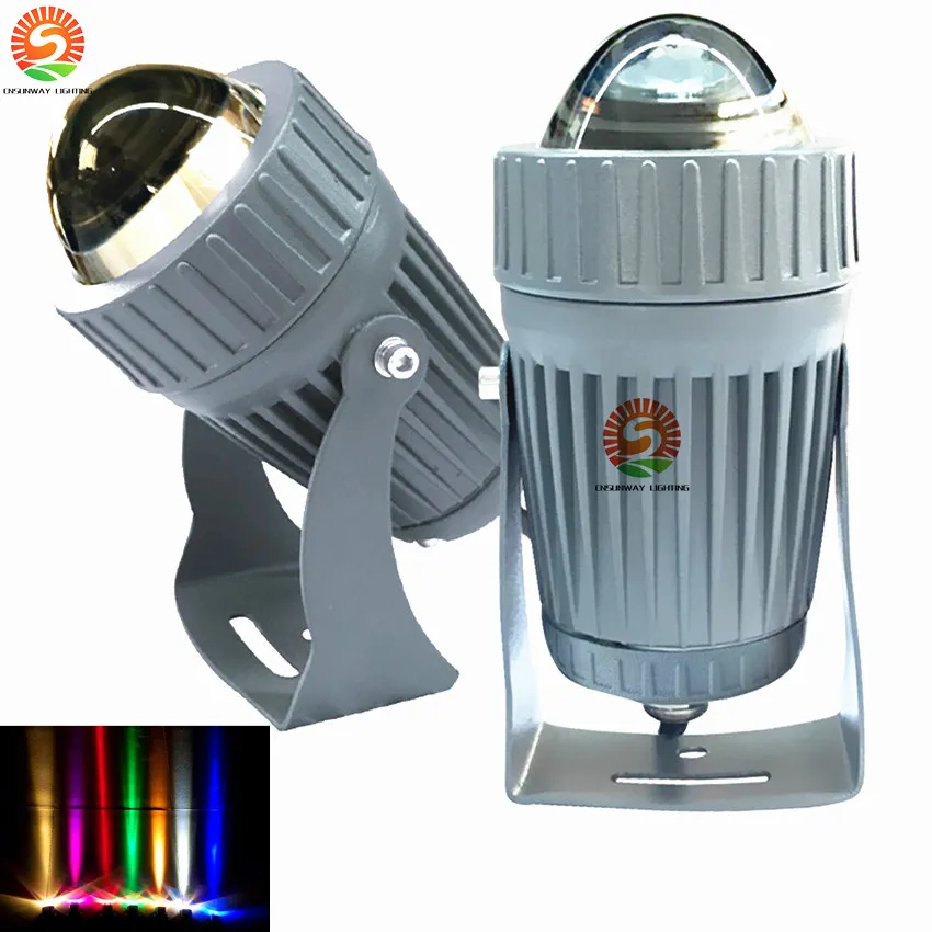 Ángulo de enfoque estrecho estrecho Foco impermeable Lámparas de césped LED para exteriores Foco LED de 1W 10W 30W