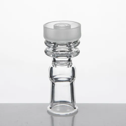 Opaque Quartz Nail Domeless with Full Frosted Quartz Dish/ Bowl/ Carb cap 10mm 14.4mm 18.8mm male female High Educated banger nail