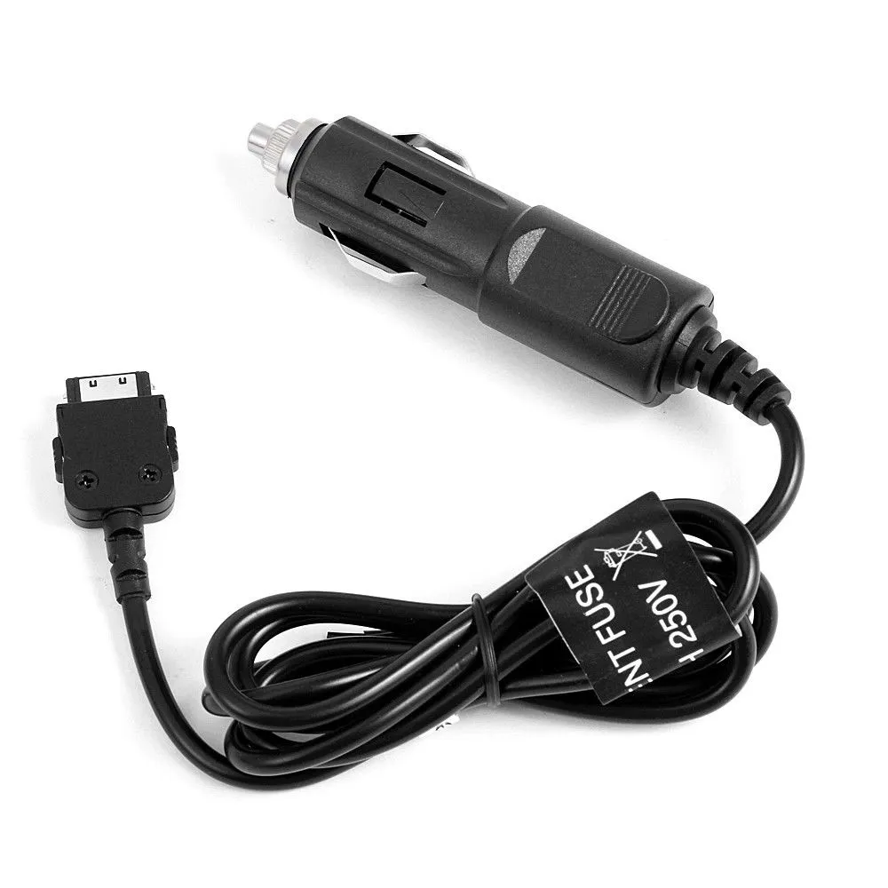 10 pçs / lote 12V DC Carregador de carro do veículo carregador cabo para Garmin GPS Nuvi 765 T / m 765 / lt