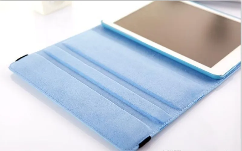 Custodie Smart Cover in pelle PU con rotazione a 360 gradi iPad 2 3 4 air 2 mini Retina mini 3 4 5