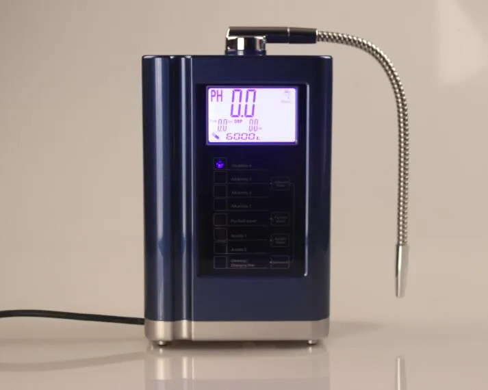 최신 알칼리성 물 이온화수 이온화 기계 물 필터 디스플레이 온도 지능형 음성 시스템 110-240V 225a