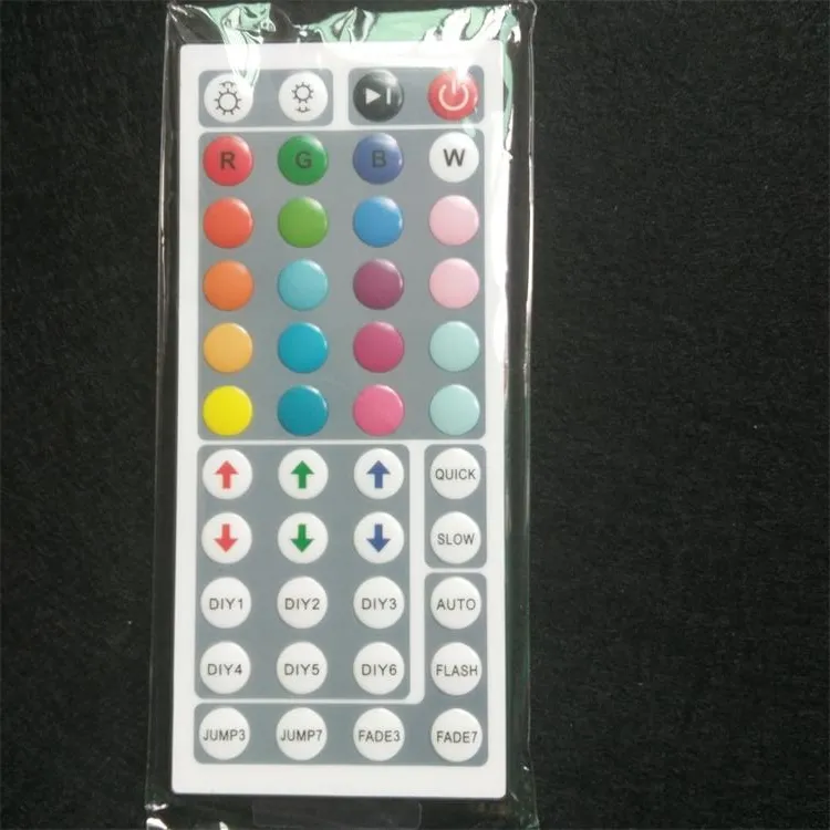 DC12V 6A Mini-RGB-LED-Controller mit 44 Tasten IR-Fernbedienung Dimmer kabellos für LED-Streifen 5050 3528 34 Modi