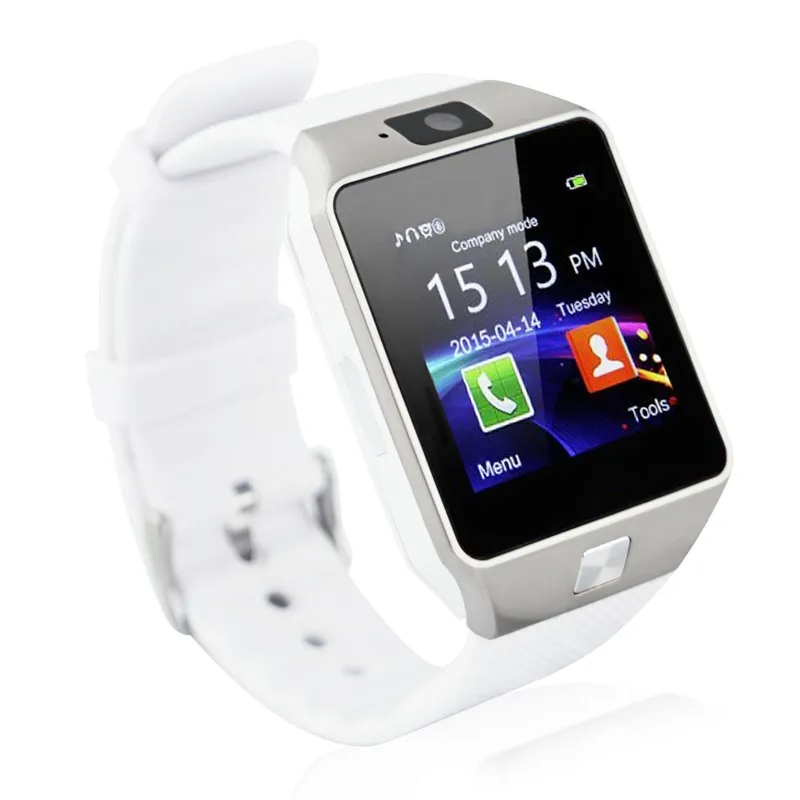 ساعة Smartwatch DZ09 Smart Watch Phone Camera Sim Card for Android هواتف Android ، يمكن لساعات الهاتف المحمول الذكية تسجيل حالة النوم مع الحزمة