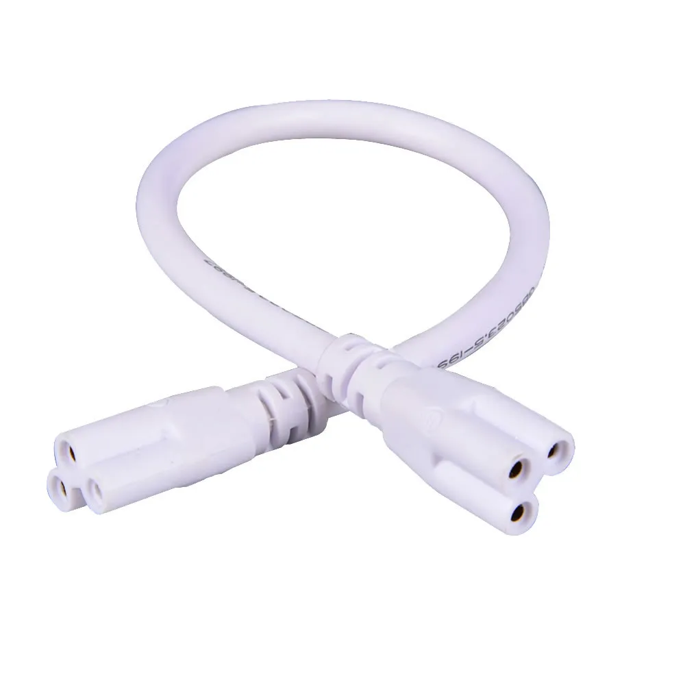 2FT 3FT 4FT Kabel 5 stóp do zintegrowanego T8 T5 LED Light Light Connection Podwójna linia szorstka 25 sztuk / partia