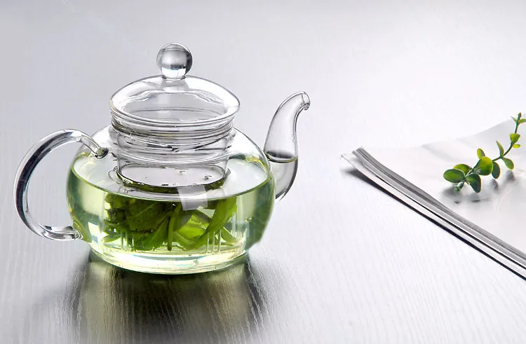 New Arrival Heat Resistant Water Bottle Glass Teapot with Infuser Tea Leaf Herbal Coffee 800ML Selling J101027157517