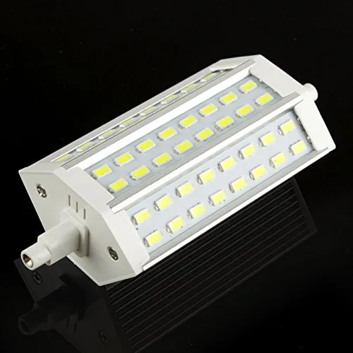 LED لمبات عكس الضوء r7s 118 ملليمتر 5730 smd الدافئة الأبيض توفير الطاقة الكاشف ضوء الذرة استبدال مصباح لمبة 85-265V