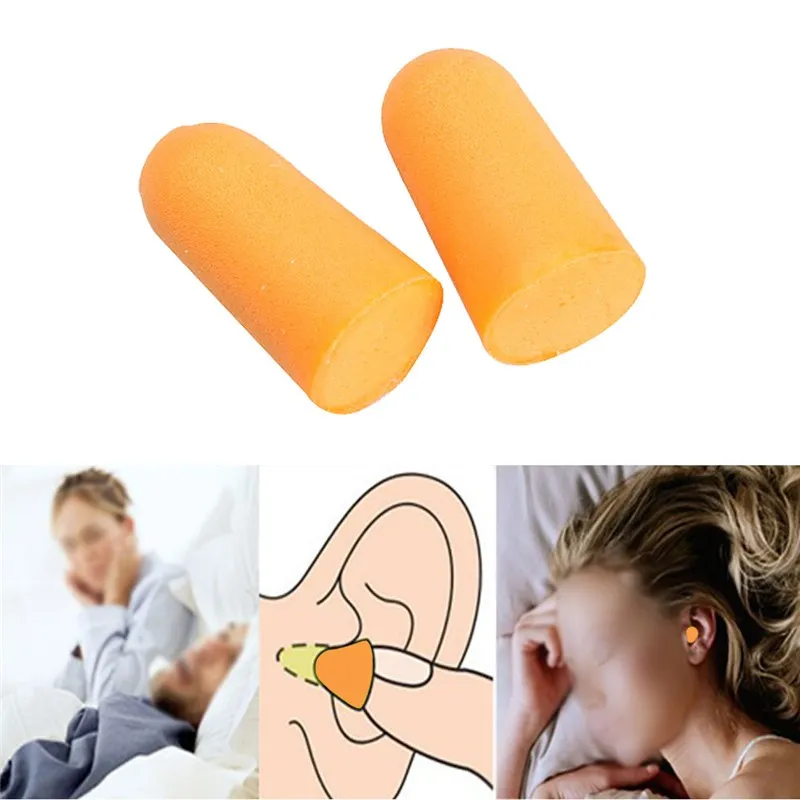 Hot Selling High Quality Foam Anti Buller Öronproppar Öronskydd Sova Ljudisolerade öronproppar Arbetsplats Säkerhetsbeställningar