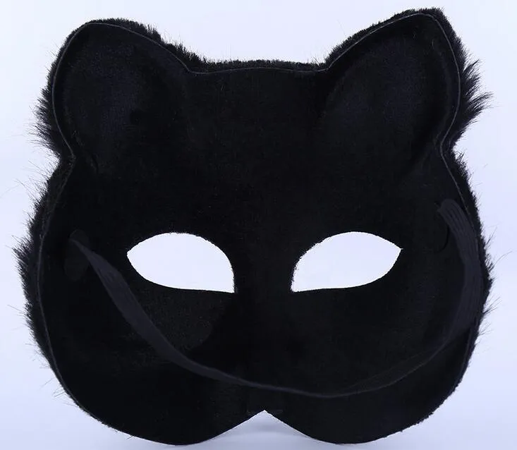 Masculine masks animal animals men and women half face props toys Halloween fox mask G807