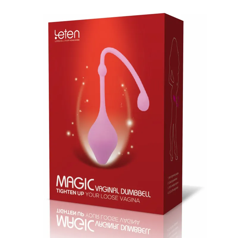 KEGEL BALL Eyaculación vaginal Masaje Bola de belleza Vagina ejercicio Restaurar bola compacta Leten Producto adulto para mujer A1-5-15