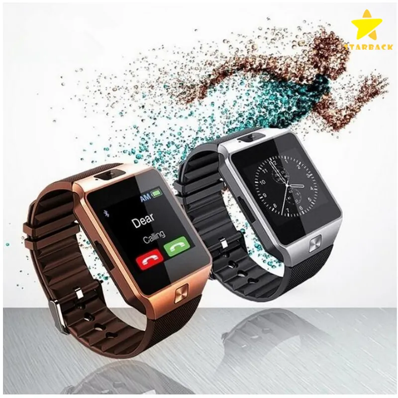 DZ09 Smart Watch Bluetooth Wristbrand Android Smart SIM Intelligente Handy-Uhr mit Kamera kann den Schlafstatus-Kleinpaket aufzeichnen