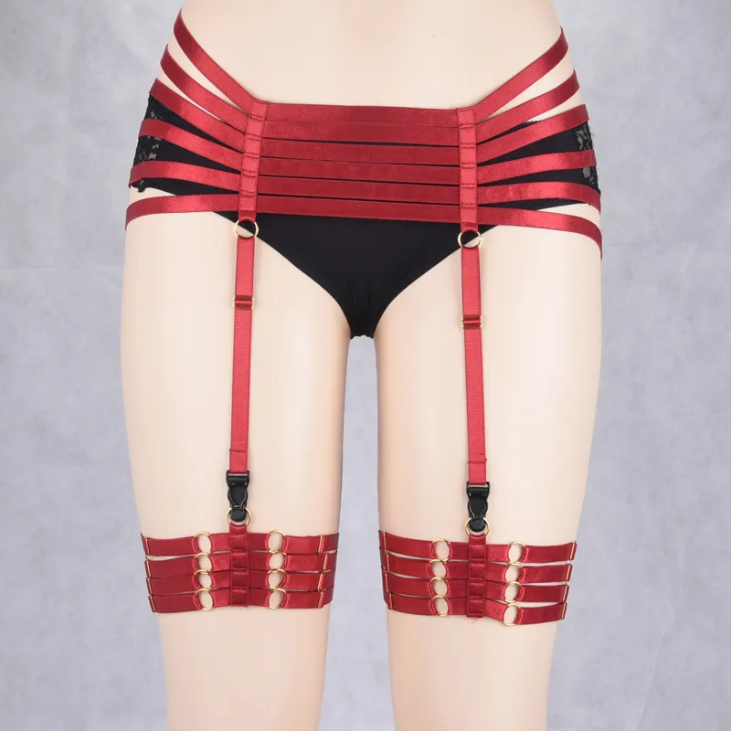 JLX.HARNESS Red Garter Belt Body Harness Suspender... From Charitystore,  $31.18