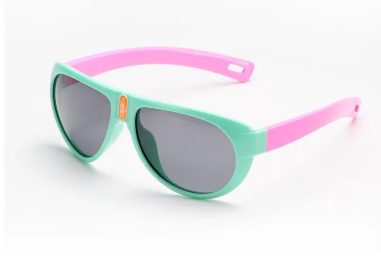 Kind Tac Flexibele Kinderen Zonnebril Jongens Meisjes Gepolariseerde Sunglass Super Licht Anti UvA Zonnebril Pilot Bril 824