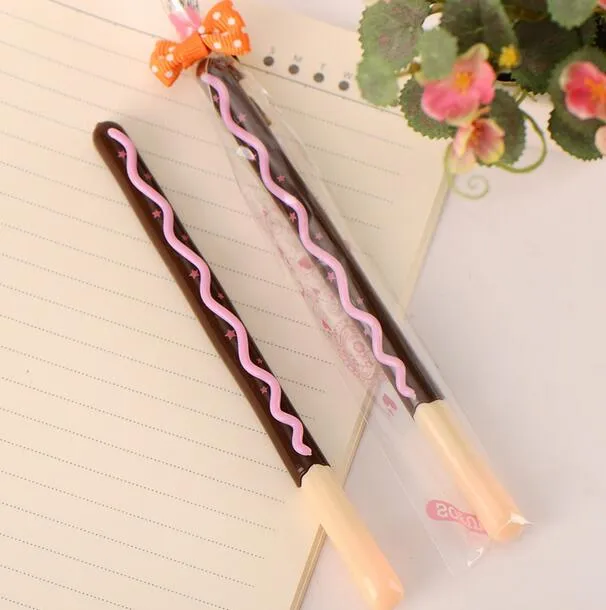 Bolígrafo con forma de galleta, suministros de oficina Kawaii, papelería, bolígrafo, papelería, papelería, suministros escolares G651