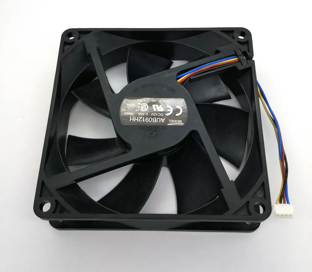 New Original DELTA AUB0912HH DC12V 0.40A 90*90*25MM 9cm projector cooling fan