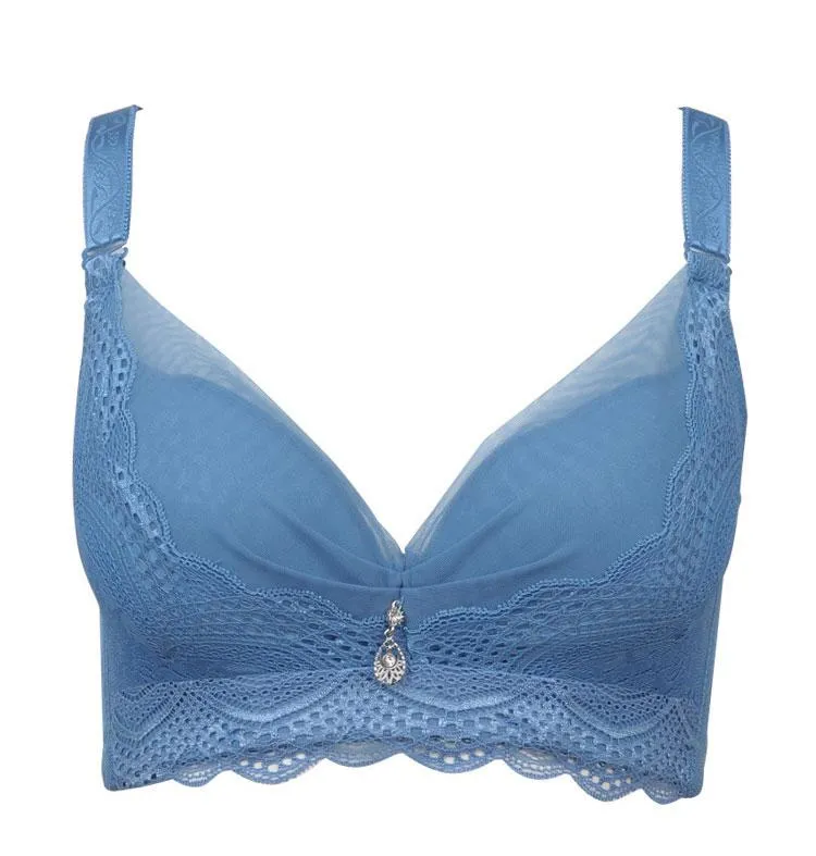 Nieuwe lacet beha grote beha celet schimmel kraag aanpassen kant grote brassière dames sexy lingerie vrouwen beha plus size abcd cup