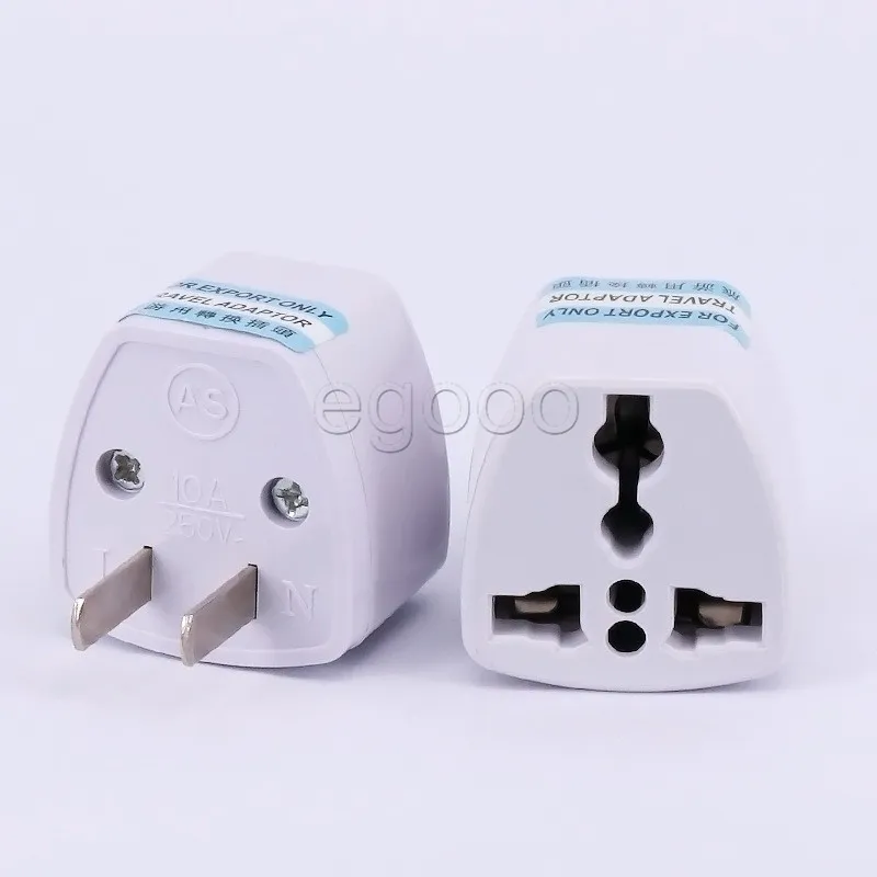 Hoge kwaliteit reislader AC elektrische voeding UK AU EU naar US Plug Adapter Converter Universele Power Plug Adaptador Connector