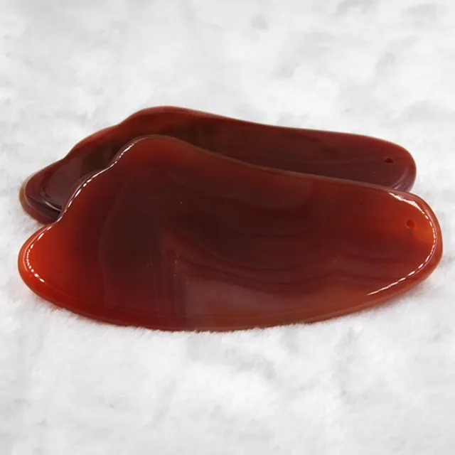 Hot selling Gua Sha Guasha Skin Massage traditional Medicine Natural Jade Agate Scraping Tool SPA Beauty Health Tools