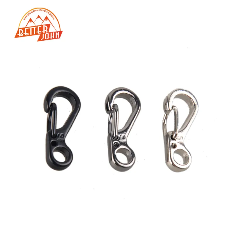 Atacado-Mini SF Spring Boaps Escalando Carabiners Keychain Camping Garrafa Ganchos de Mochila Escalada Coloque Coloque Tático Sobrevivência Gear