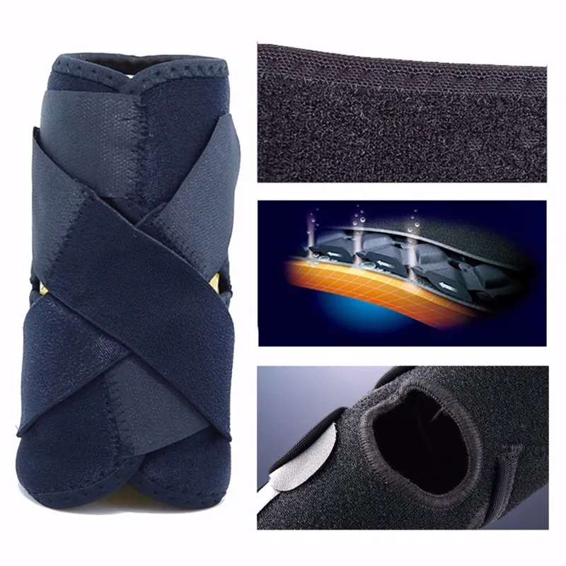 Verstelbare sport elastische enkelsteun Ademend enkelbrace Wrap Pad Foot Protection Foot Care Safety F2017646