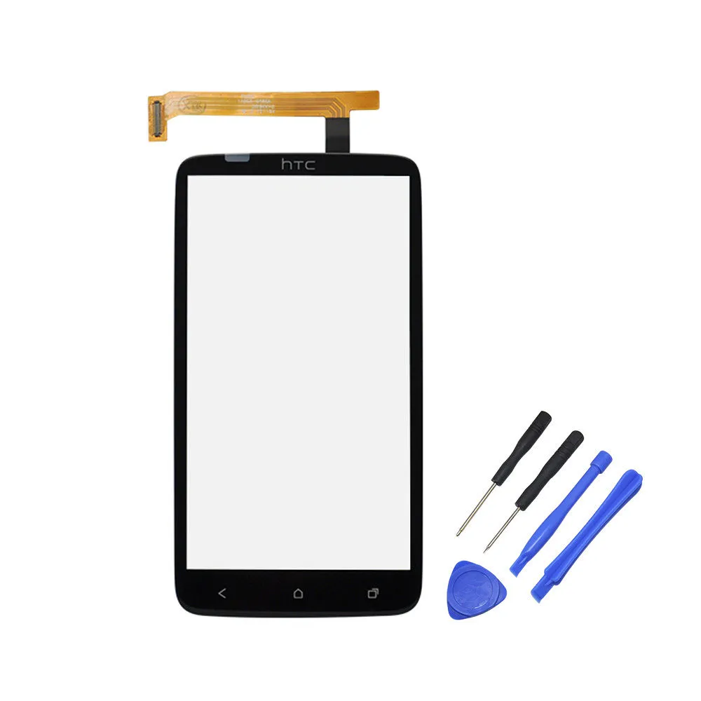 Neue Für HTC One X S720E Touchscreen Digitizer Front Panel Äußere Glas Digitizer Ersatzteile Schwarz Farbe