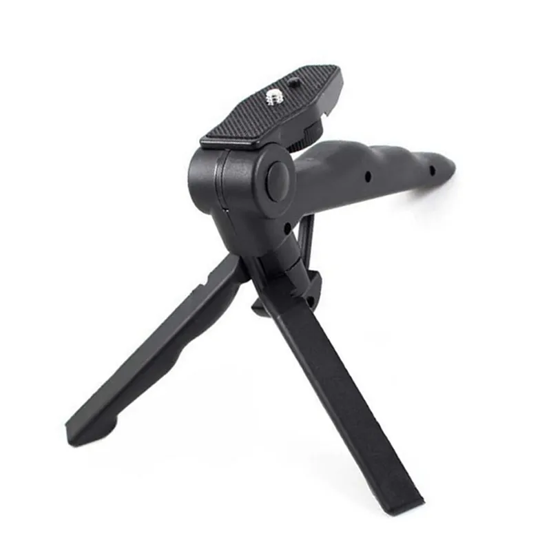 Mini Travel Handheld Flexible Table Tripod Stand voor digitale camera DV-telefoon instelbaar aan een handig handvat