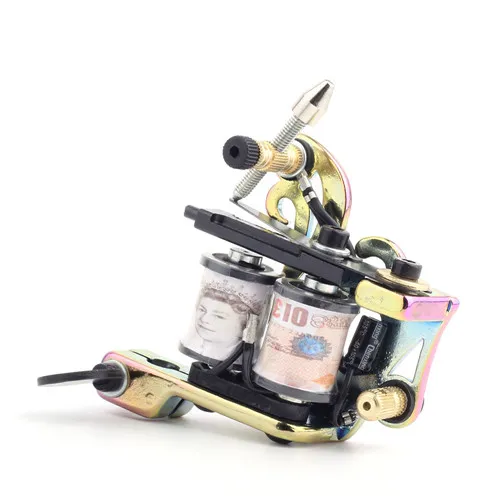 Tattoo Machine Professional Handmade Tattoo Machine Retail eller Whole 10 Wrap Tattoo Coils Machine 5814986