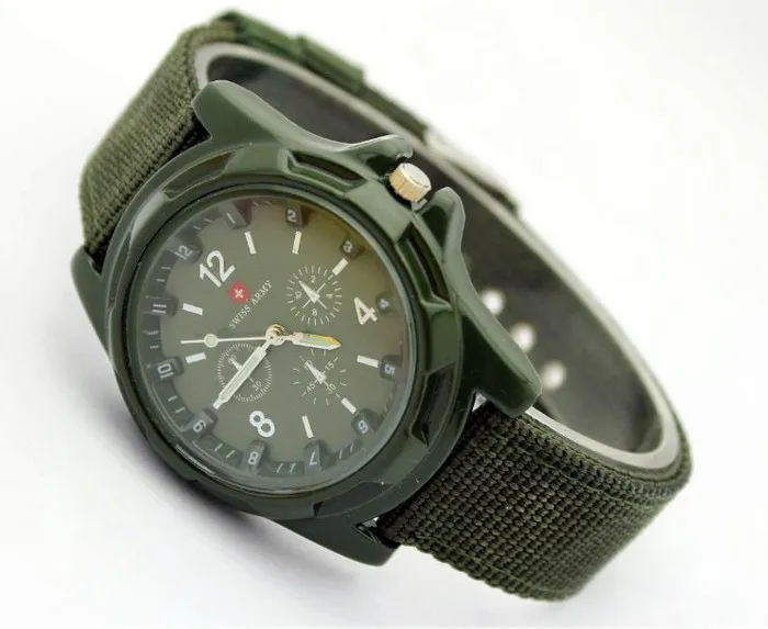 GEMIUS ARMY Swiss Military Swiss Cloth Woven Rope Watch Whole Sea air Movement Table7749380