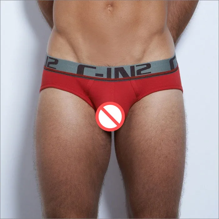 new brand men's cotton briefs low waist underwear High quanlity underpants gay short pants underpants for male tight