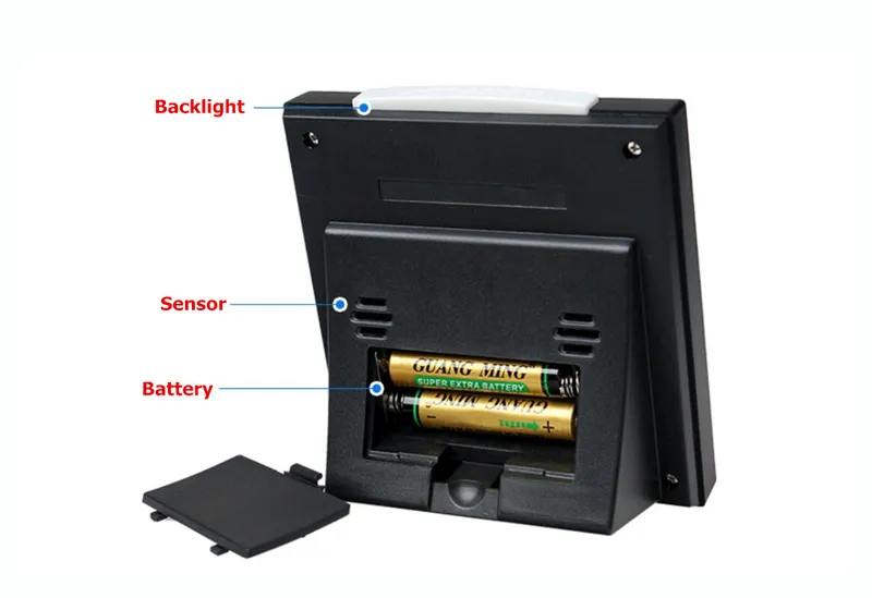 Новый Стиль Термометр Цифровая Метеостанция Бытовой Термограф Будильник многофункциональный Термометр Крытый Гигрометр Горячие Продажи HTC-1