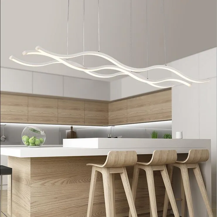 LED Wave Chandelier