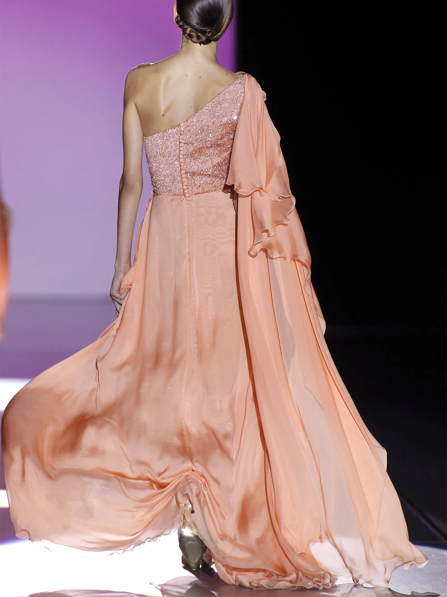 Encaje Vestidos De Xv AÃ±años Coral 15 Años Vestidos De Manga