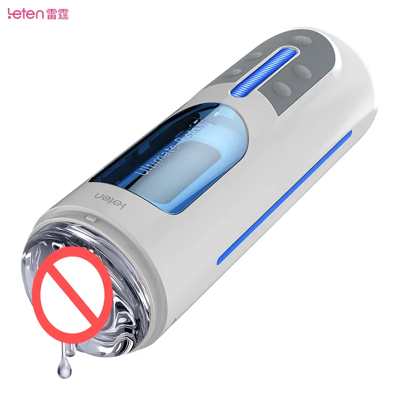 Leten A380 Automatic Male Masturbator 10 Kinds Modes Hands Highspeed Telescopic Sex Toy3130982