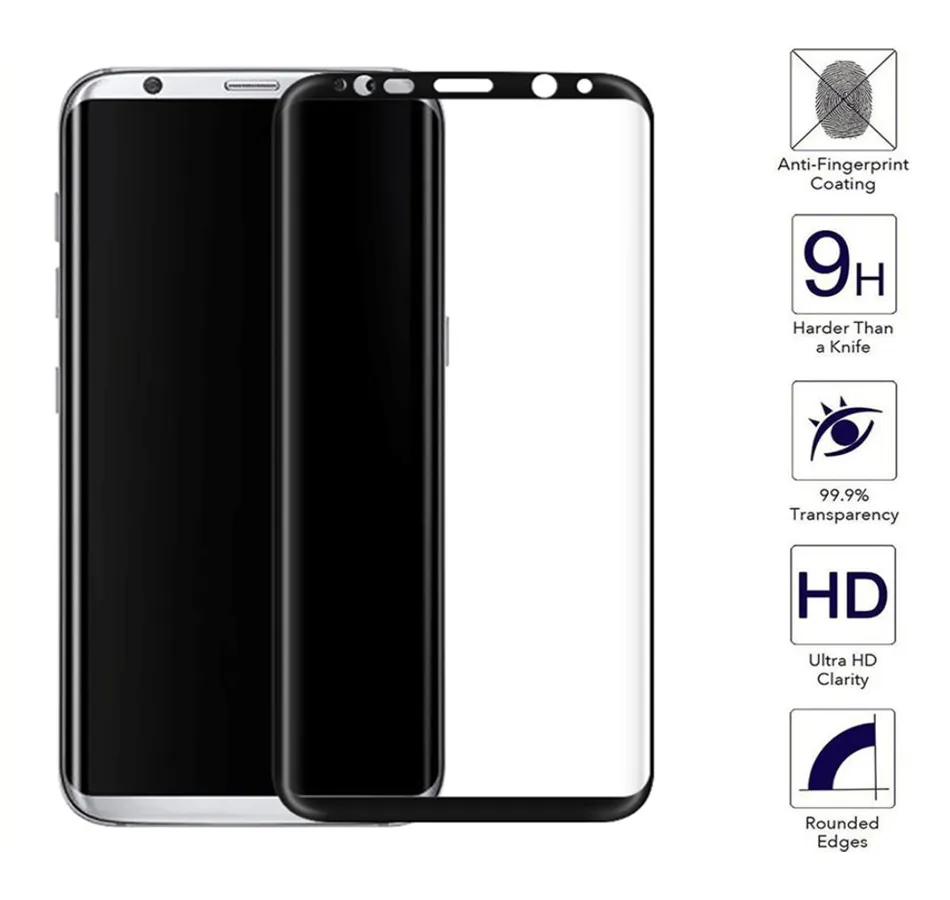 Displayschutzfolie für Samsung Galaxy S23 Ultra S22 Plus S9 S20 S8 S10 S21 FE Tempered Glass Film Full Cover Glass