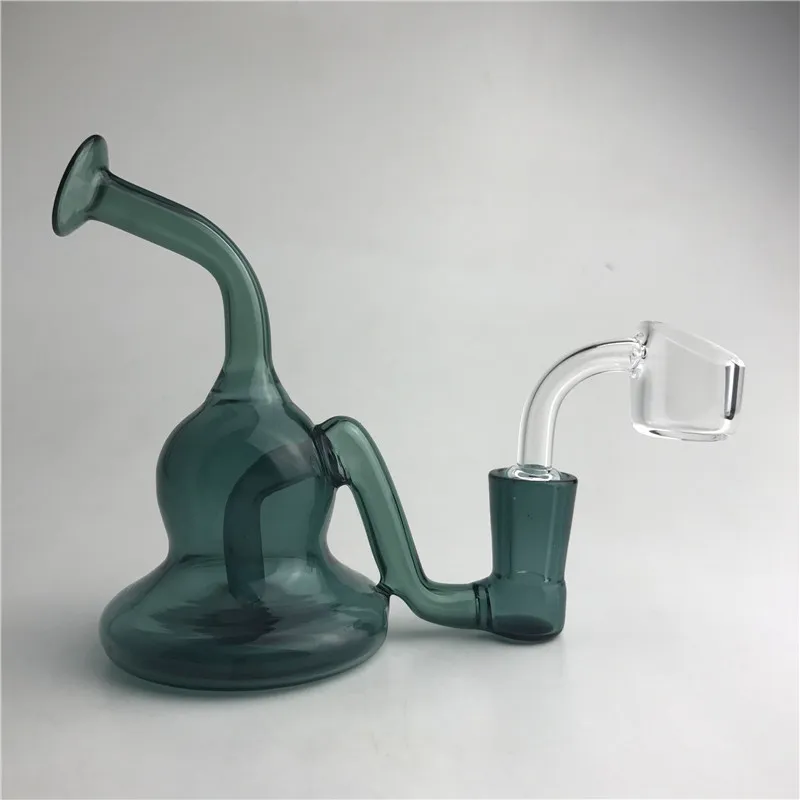 14,4 mm Bong in vetro colorato femminile Rigs Oil Rigs Tubi d'acqua con 3 mm di spessore L XL Quarzo Banger Chiodo 14 mm Chiodi al quarzo senza cupola maschio