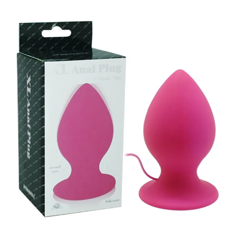 Super Big Size 7 Modo De Vibração De Silicone Butt Plug Grande Vibrador Anal Enorme Plugue Anal Unisex Brinquedos Eróticos Produtos Do Sexo L XL XXL 17418