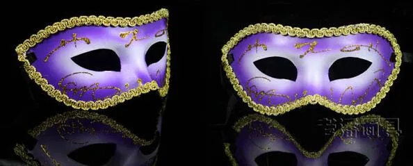 Masquerade kostymfest nytt år Jul Halloween Dans Kvinnor Sexiga Mix Face Mask Venetian Masks