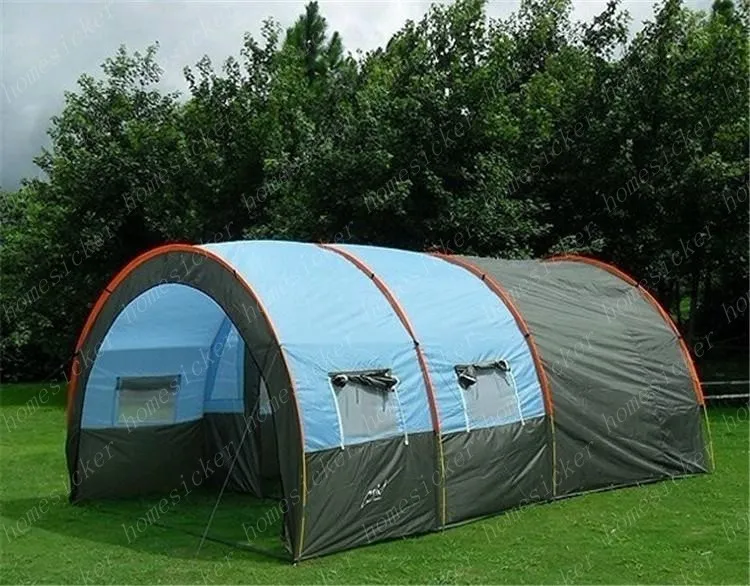 Large Camping Tents For Family Adventures Waterproof Tunnel Tent