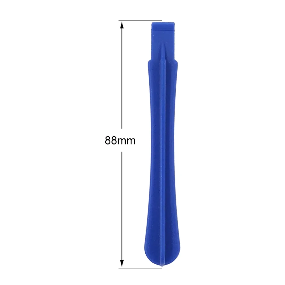 88mm Cheap Dark Blue Plastic Opening Tool Cross Crowbar DIY Repair Pry Bar for iPhone 4 5 6 7 Plus 