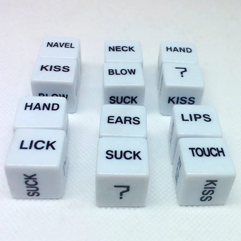 Newest Novelty Sex Dice Erotic Craps Dice Love Sexy Funny Flirting Toys For Couples Adult Games Sex Products for Couple2090547
