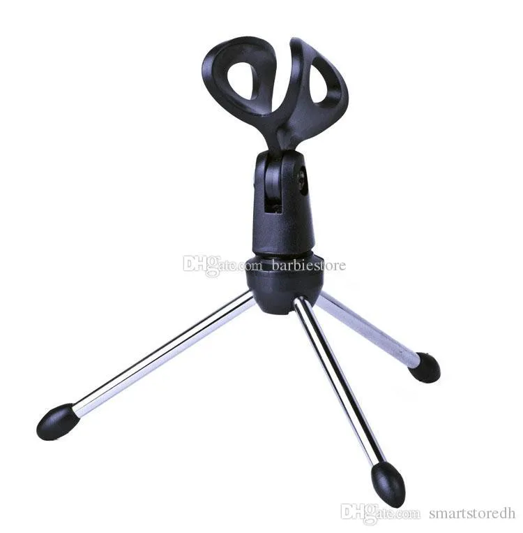 Adjustable Metal DeskTop Microphone Clamp Clip Holder Stand Tripod Trendy E00379 BARD