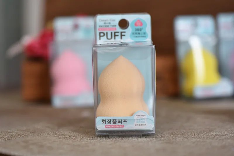 Hot Foundation Sponge Facial Makeup Sponge Cosmetic Puff Flawless Beauty Gourd Powder Puff Make Up Svamp för ansikte