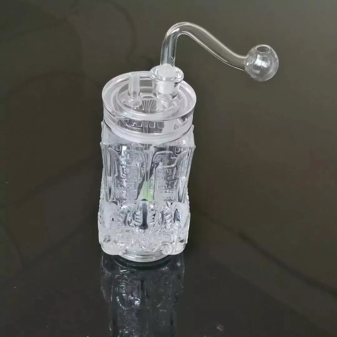 Zubehör für Shisha-Glasbongs mit Pagodenmuster enthält keine Elektronik. Bunte Mini-Mehrfarben-Handpfeifen aus Glas. Best Sp