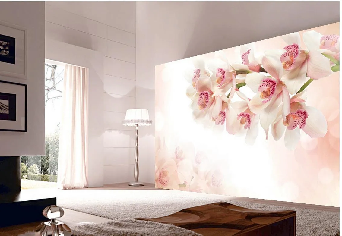 Blumenhintergrund Wanddekoration Malerei Wandbild 3D-Tapete 3D-Tapeten für TV-Hintergrund1267704