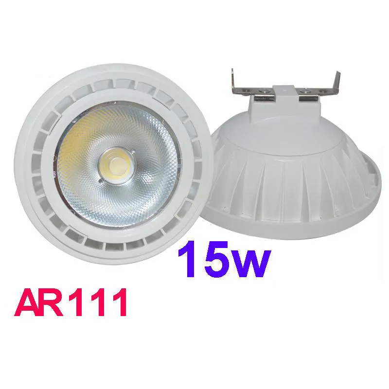 AR111 LED G53 E27 GU10 15W Светодиодные прожекторы Потолочная лампа Dimmable QR111 Теплые прохладные белые светодиодные лампы 110V 220V CE ROHS UL