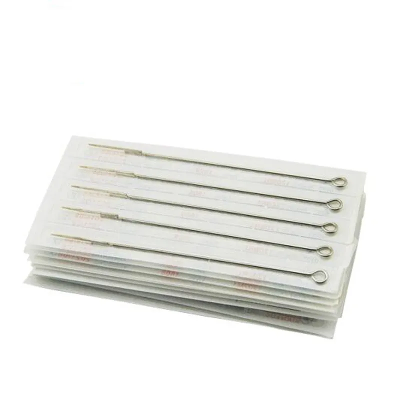 Mixed Assorted Sterilized Tattoo Needles Round Liner 3 5 7 9 RL Round Shader 5RS Weaved Magnum 5 7 9M1 för tatueringsmaskin