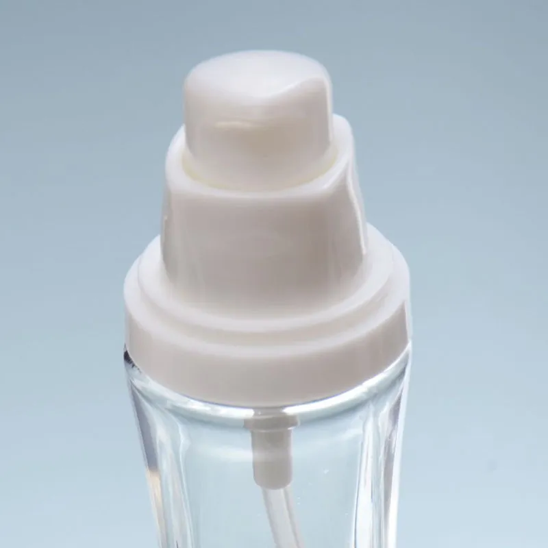 40 ml transparente Abschnitt Flasche Pulver Pumpe Emulsion Flasche Kunststoff Verpackung Flasche schnelle Lieferung F20172093