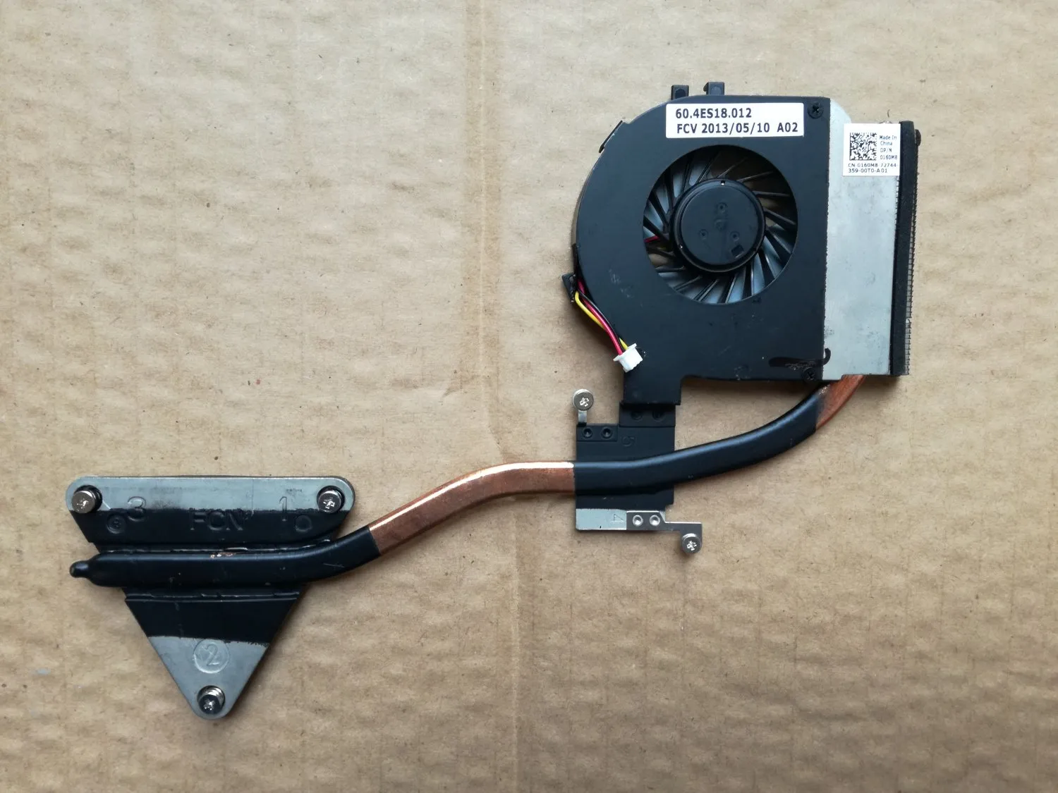 Nieuwe koeler voor Dell Vostro 3400 3500 V3400 Koeling Heatsink met ventilator 0160M8 160m8