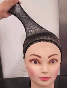 Navio NOVO Fishnet Wig Cap Stretchable Elástico Cabelo Net Snood Wig Cap cabelo net peruca net1817889